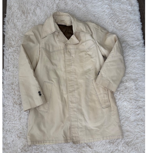 Vintage Men's Brookford Cromwell All Weather Coatsize 40 Beige‎ Trench Jacket